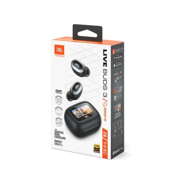JBL Live Buds 3 brezžične slušalke z mikrofonom, črne