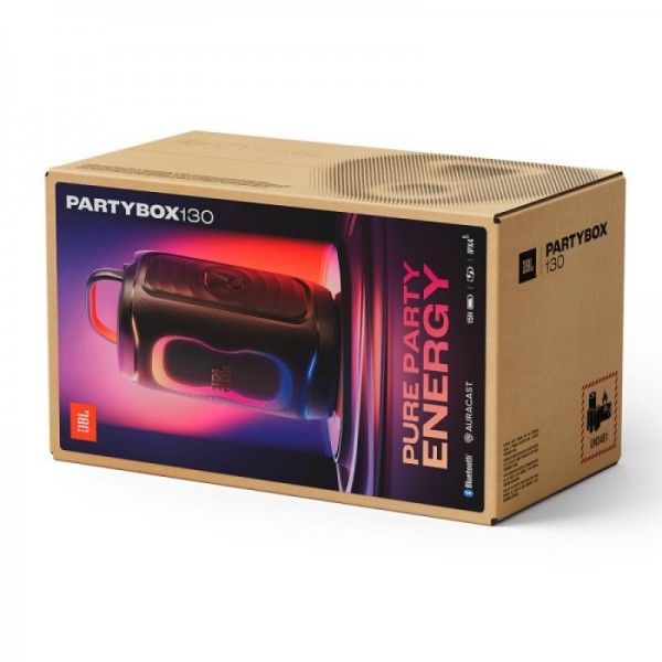JBL PartyBox 130 prenosni zvočnik 200W, BT, RGB, USB JBL PartyBox 130 prenosni zvočnik 200W, BT, RGB, USB