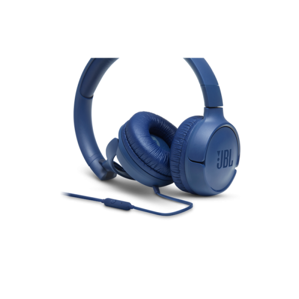 JBL Tune 500 naglavne slušalke z mikrofonom, modre