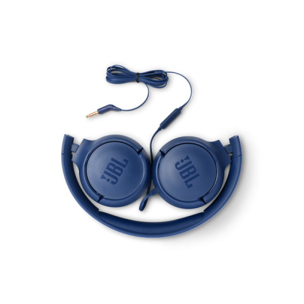 JBL Tune 500 naglavne slušalke z mikrofonom, modre