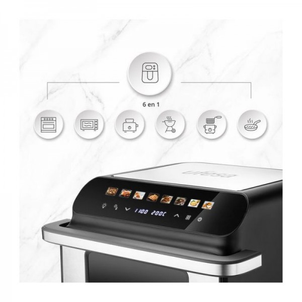 UFESA Jacana digitalna cvrtnik na vroč zrak, 10 litrov, 2000 W, Air Pulse Ultra 360 °C