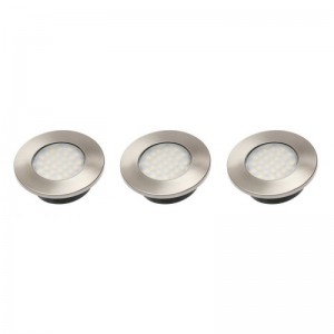 GTV Komplet svetilka Barri PLUS 3x1,5W 6400K