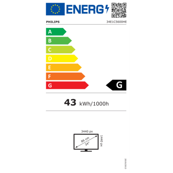 Philips 34E1C5600HE 34" VA WQHD 100Hz USB-C PD monitor Philips 34E1C5600HE 34" VA WQHD 100Hz USB-C PD monitor