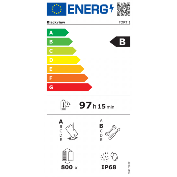 Blackview pametni robustni telefon FORT 1 4/128GB, oranžen