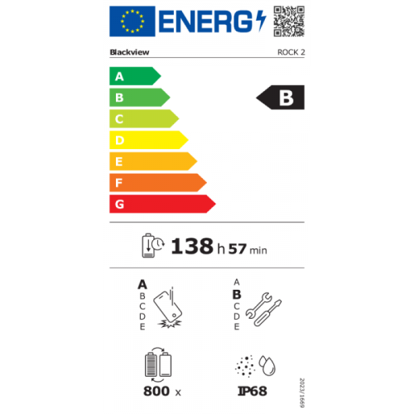 Blackview pametni robustni telefon ROCK 2 8/256GB 5G, oranžen