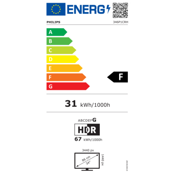 Philips 346P1CRH 34" VA WQHD 100Hz USB-C DP monitor Philips 346P1CRH 34" VA WQHD 100Hz USB-C DP monitor