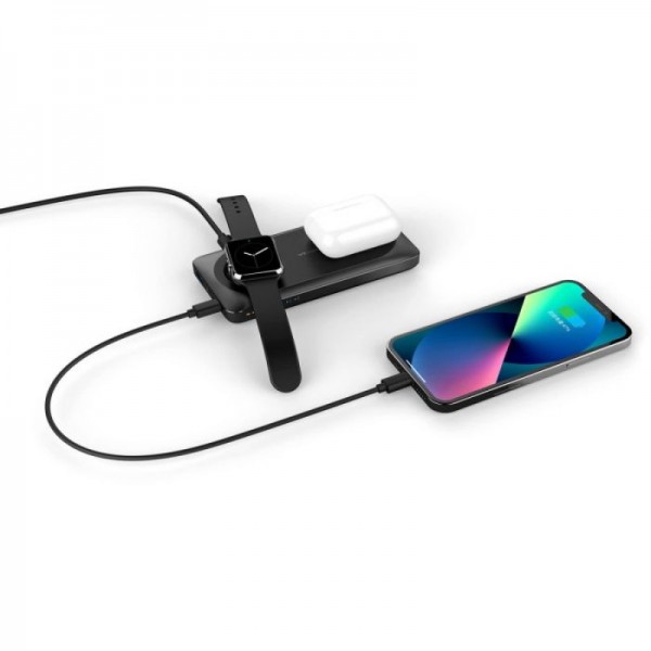 VEGER 3v1 prenosna baterija MagMulti 10000 mAh, črna