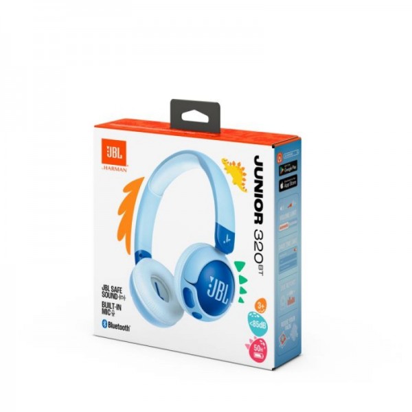 JBL Junior 320BT Bluetooth otroške naglavne slušalke, modre