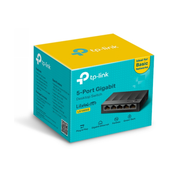 TP-LINK LS1005G 5 port Gigabit mrežno stikalo / switch TP-LINK LS1005G 5 port Gigabit mrežno stikalo / switch