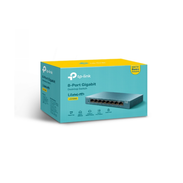 TP-LINK LS108G 8 port Gigabit mrežno stikalo / switch