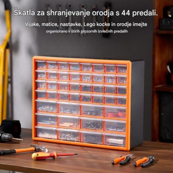 VonHaus 44-delni organizator 16x50x39cm VonHaus 44-delni organizator 16x50x39cm