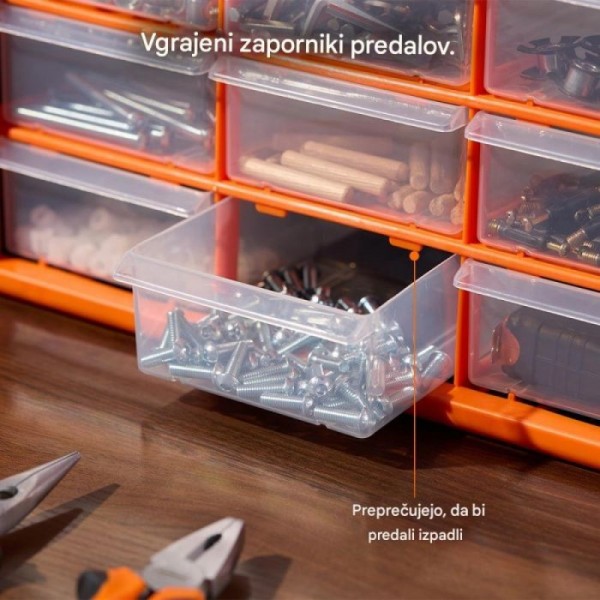 VonHaus 44-delni organizator 16x50x39cm VonHaus 44-delni organizator 16x50x39cm