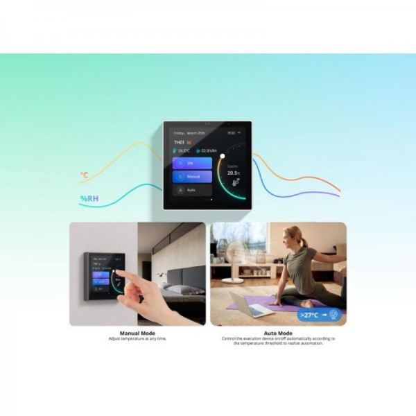 SONOFF centralna nadzorna enota NSPanel86 PRO, črna