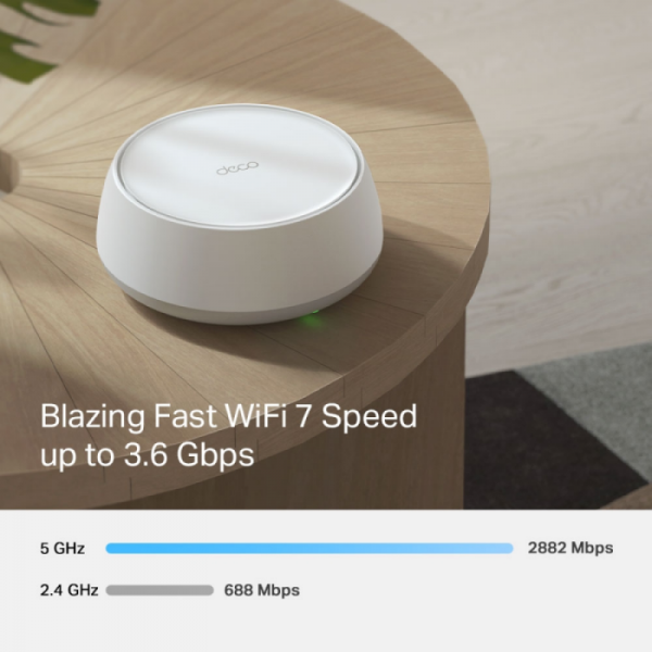 TP-Link Deco BE25 Wi-Fi 7 BE3600 Mesh sistem (3 pack) TP-Link Deco BE25 Wi-Fi 7 BE3600 Mesh sistem (3 pack)