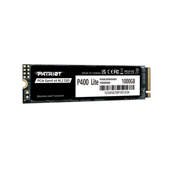 Patriot P400 Lite 1TB M.2 NVMe SSD PCIe Gen 4 x4 Patriot P400 Lite 1TB M.2 NVMe SSD PCIe Gen 4 x4