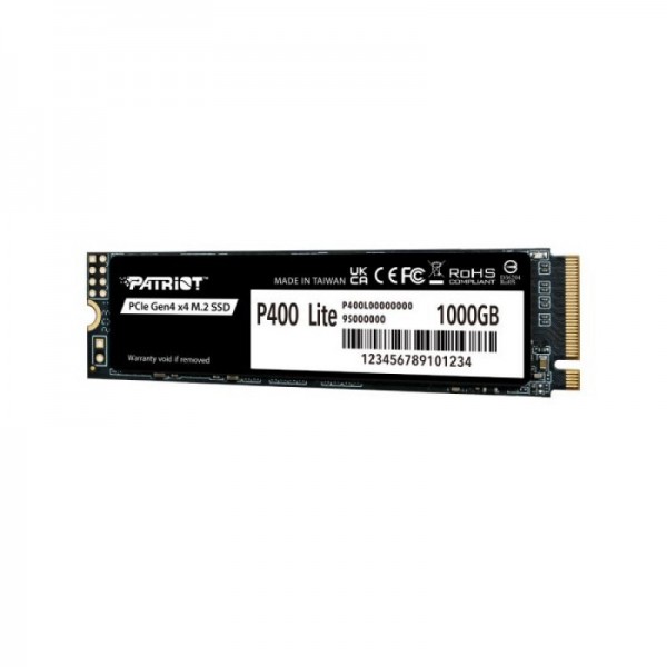 Patriot P400 Lite 1TB M.2 NVMe SSD PCIe Gen 4 x4 Patriot P400 Lite 1TB M.2 NVMe SSD PCIe Gen 4 x4