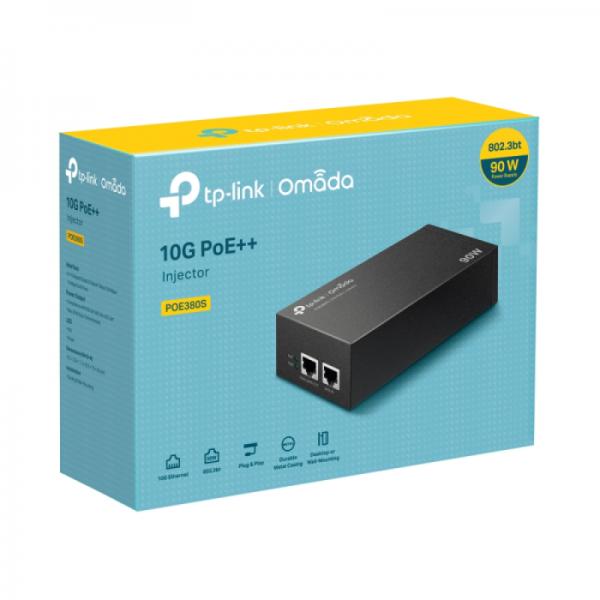 TP-LINK TL-POE380S 10G PoE++ Injector TP-LINK TL-POE380S 10G PoE++ Injector