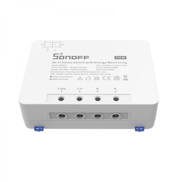SONOFF pametno stikalo Wi-Fi za merjenje porabe energije POWR3 SONOFF pametno stikalo Wi-Fi za merjenje porabe energije POWR3