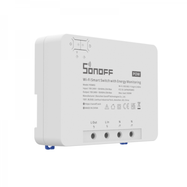 SONOFF pametno stikalo Wi-Fi za merjenje porabe energije POWR3 SONOFF pametno stikalo Wi-Fi za merjenje porabe energije POWR3