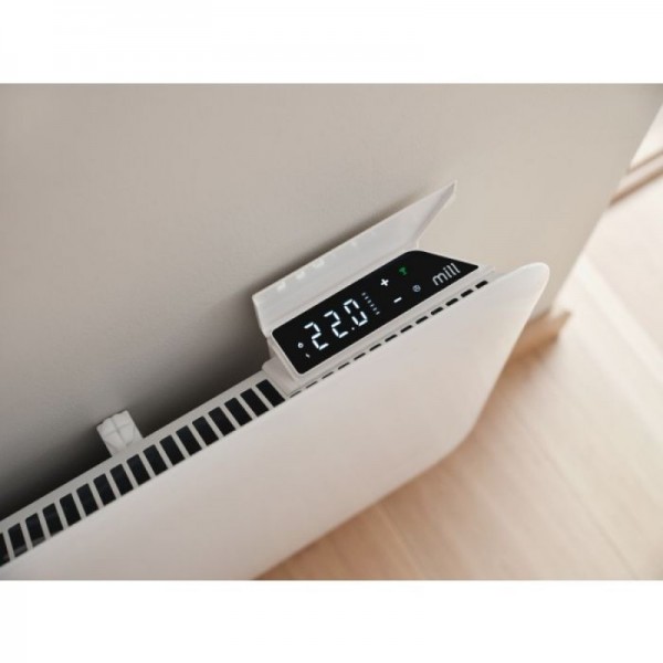 MILL panelni konvekcijski radiator Wi-Fi 1500W bel jeklo PA1500WIFI4A