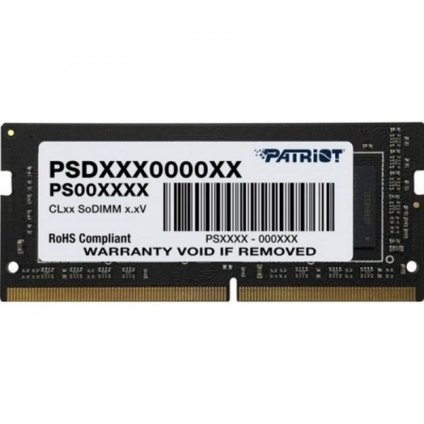 Patriot Signature Line 4GB DDR4-2666 SODIMM PC4-21300 CL19, 1.2V