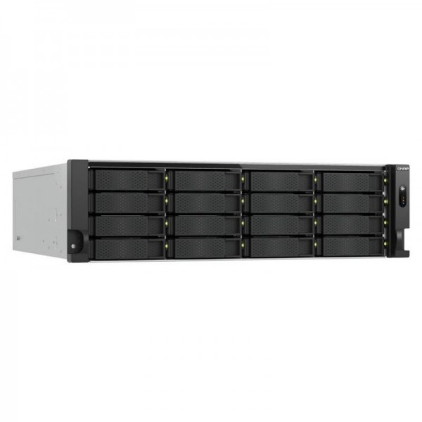 QNAP NAS strežnik za 16 diskov, rack 3U; 32GB ram, 10Gb mreža