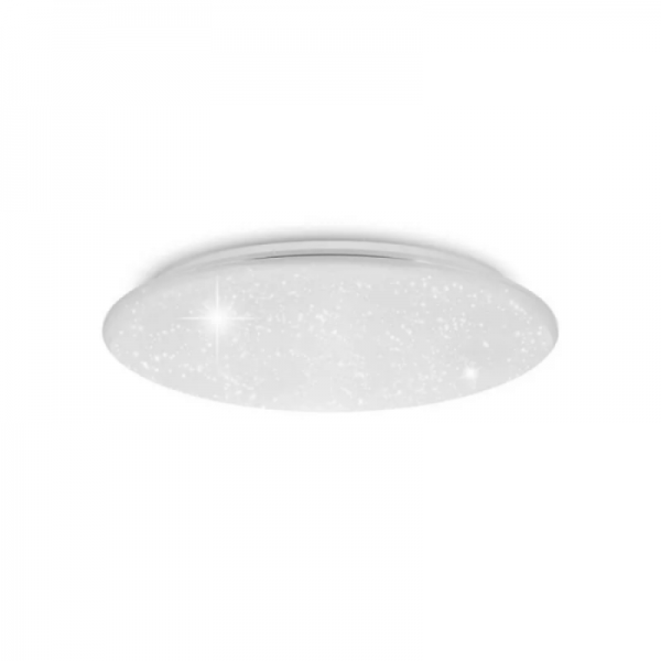 Asalite LED stropna svetilka LAURA 48W 3000K, 4320 lumnov Okrogla/učinek zvezdic/bleščic