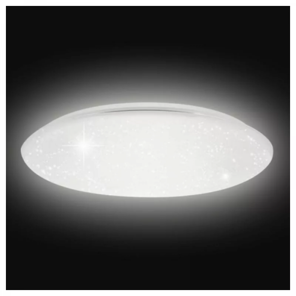 Asalite LED stropna svetilka LAURA 48W 3000K, 4320 lumnov Okrogla/učinek zvezdic/bleščic