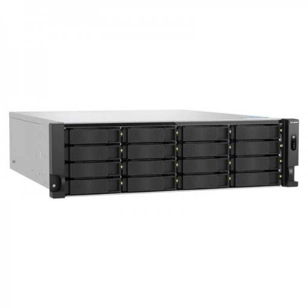 QNAP NAS strežnik za 16 diskov, rack 3U; 32GB ram, 10Gb mreža