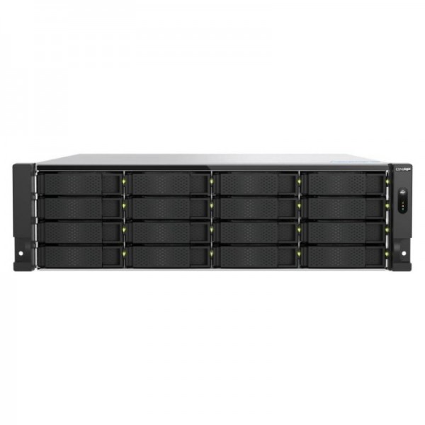 QNAP NAS strežnik za 16 diskov, rack 3U; 32GB ram, 10Gb mreža