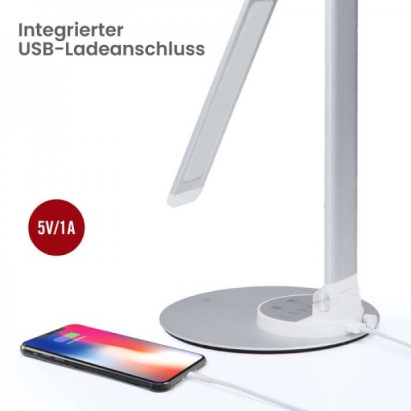TaoTronics ultra tanka led namizna svetilka TT-DL22_1 srebrna