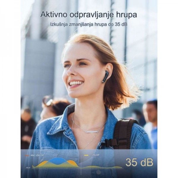 TaoTronics Brezžične slušalke BH1118 črne TaoTronics Brezžične slušalke BH1118 črne