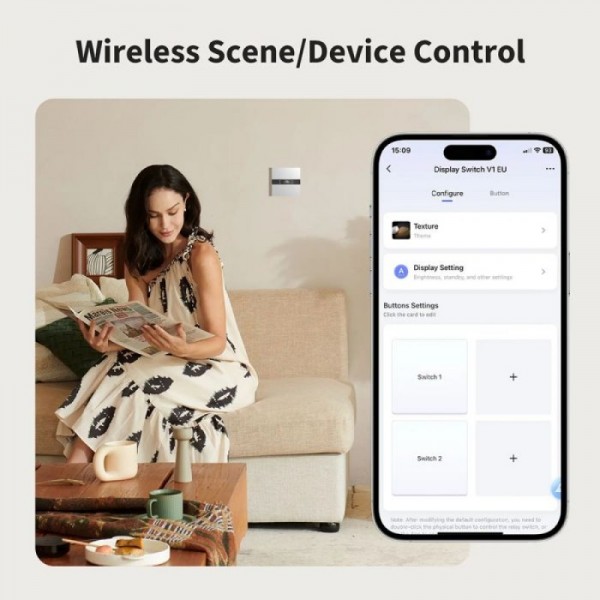 AQARA pametno stikalo s zaslonom V1 (WS-K02D)