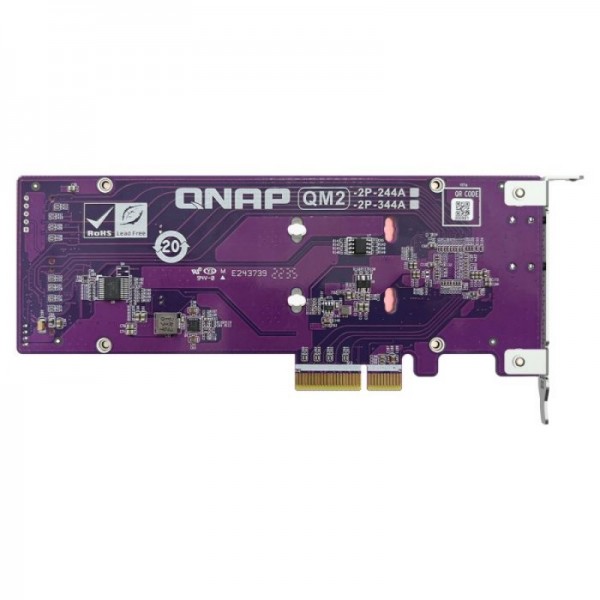 QNAP QM2-2P-344A 2x M.2 NVMe SSD PCIe x4 razširitvena kartica