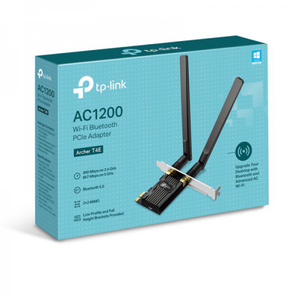 TP-LINK AC1200 Wi-Fi BT5.0 MIMO PCIe Adapter TP-LINK AC1200 Wi-Fi BT5.0 MIMO PCIe Adapter