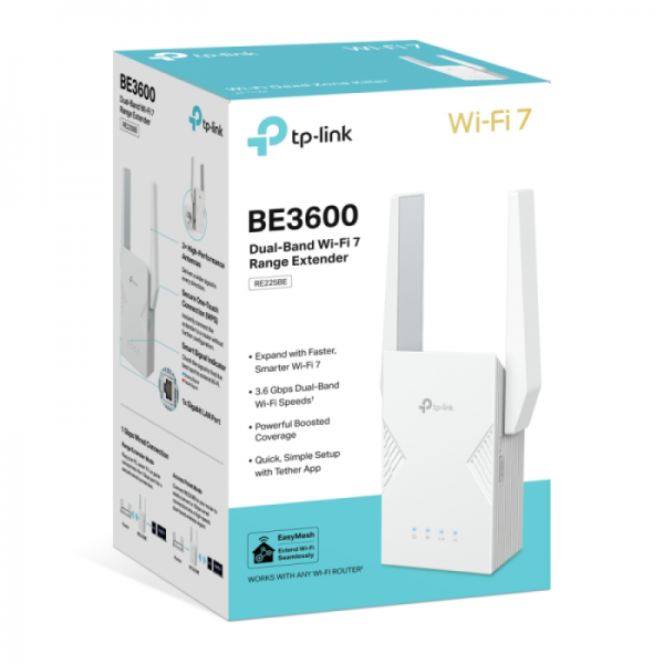 BE3600 Wi-Fi 7 Range Extender