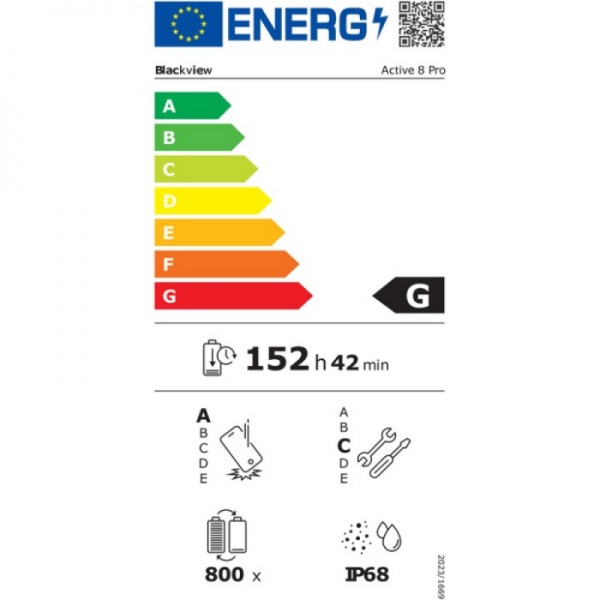 Blackview Active 8 Pro 10.36' robustni tablični računalnik 8GB+256GB, oranžen, priložen Stylus Pen