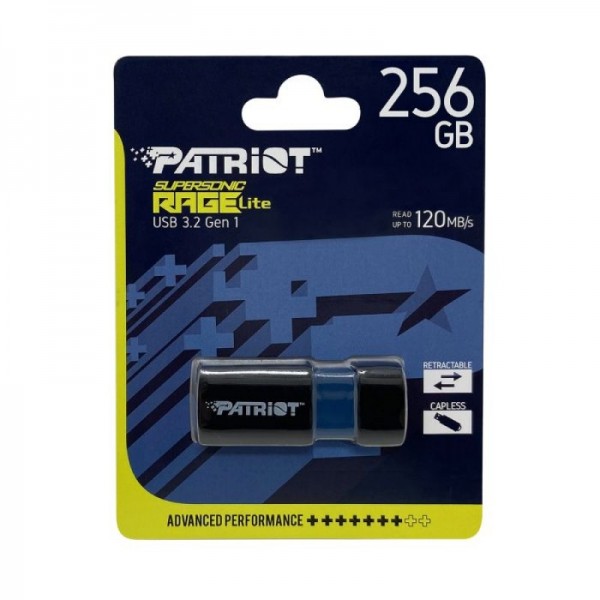 Patriot 256GB 120MB/s Supersonic Rage Lite USB 3.2 spominski ključek