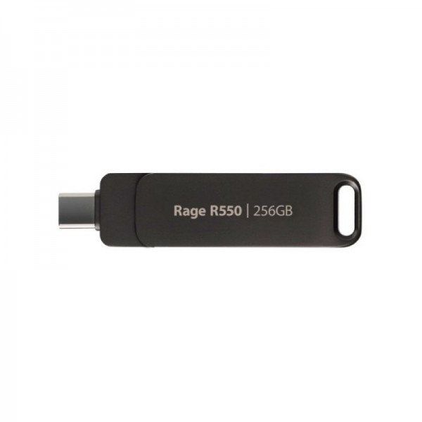 Patriot 256GB 100MB/s Rage R550 USB 3.2 + USB-C spominski ključek Patriot 256GB 100MB/s Rage R550 USB 3.2 + USB-C spominski ključek