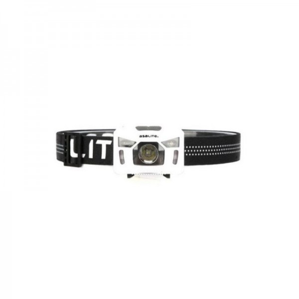 ASALITE naglavna LED svetilka 3W, polnilna, senzor, bela