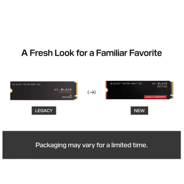 SanDisk 1TB WD Black SN7100 M.2 2280 PCI-e 4.0 NVMe 1.4 SSD disk