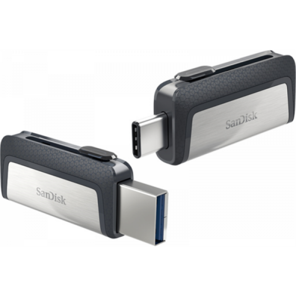 SanDisk 64GB Ultra Dual USB-C/A 3.1 Gen 1 USB ključ