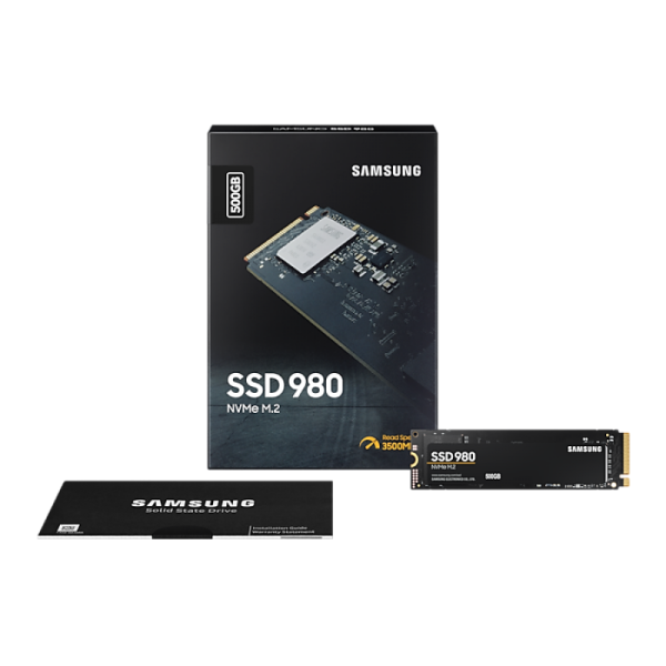 Samsung 500GB 980 SSD NVMe M.2 disk