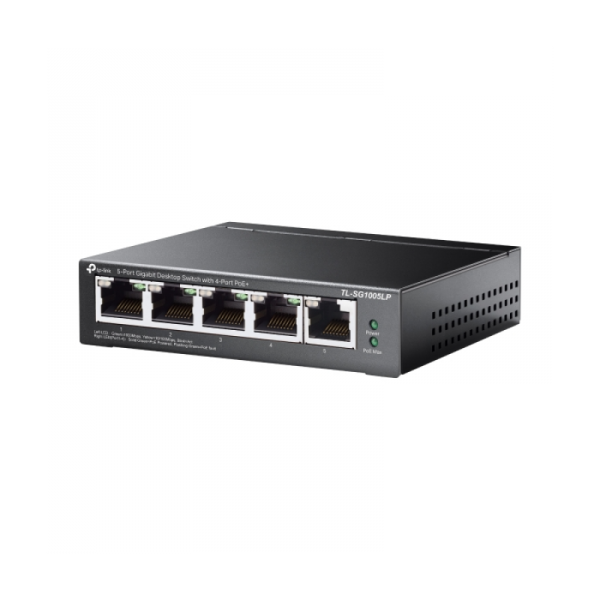TP-LINK 5-Port Gigabit desktop switch stikalo z 4-Port PoE+ TP-LINK 5-Port Gigabit desktop switch stikalo z 4-Port PoE+