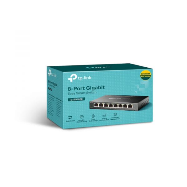 TP-LINK TL-SG108E 8-port Gigabit Easy Smart switch