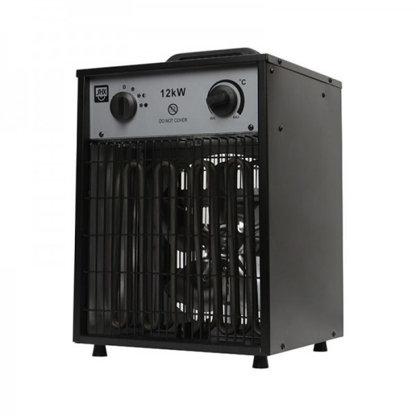 SHX industrijski ventilatorski grelnik 12 kW, črn