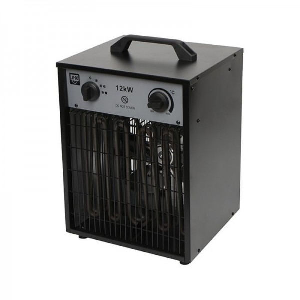 SHX industrijski ventilatorski grelnik 12 kW, črn