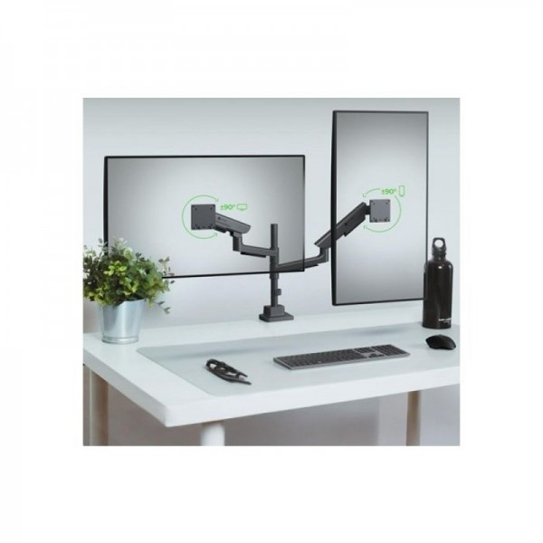 IcyBox IB-MS702-T dvojni namizni nosilec za monitorja do 57"