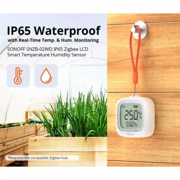 SONOFF ZigBee pametni senzor temperature in vlage SNZB-02WD