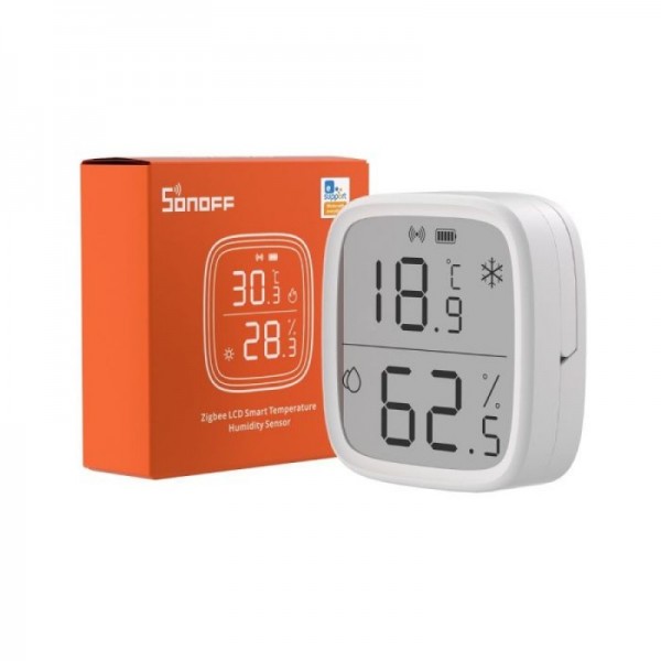 SONOFF Zigbee LCD pametni senzor temperature in vlage SNZB-02D